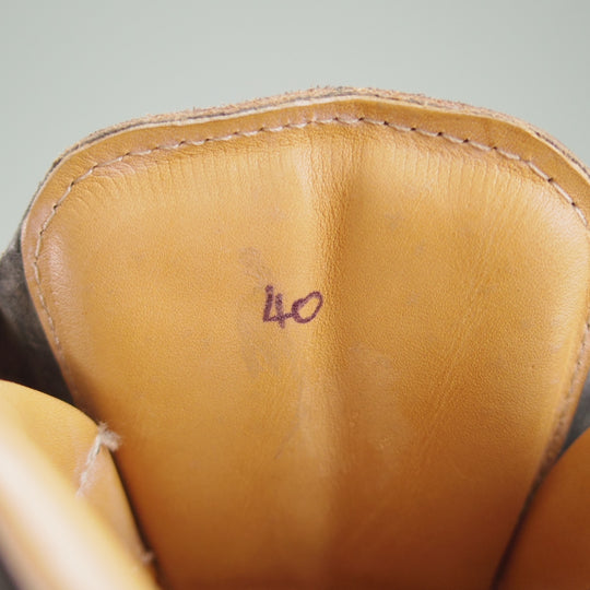 未使用★(伊)F.LLIジャコメッティ SIZE 40【貴重★CULATTA ROVESCIO(つま先コードバン)仕様/マルモラーダ】ブーツ/黒/Giacometti★o271