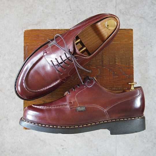 極上★パラブーツ SIZE 7.5【定価￥96,800-★シャンボード/CHAMBORD】MARRON/マロン/リスレザー/TEXソール/Uチップ/茶/Paraboot★n254