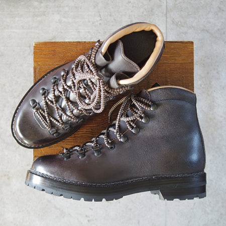 未使用★(伊)F.LLIジャコメッティ SIZE 40【貴重★CULATTA ROVESCIO(つま先コードバン)仕様/マルモラーダ】ブーツ/黒/Giacometti★o271