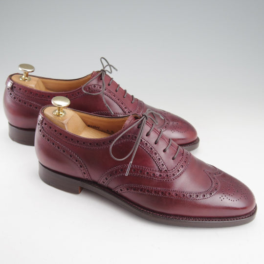 極上★クロケット&ジョーンズ 6D【現行定価14万円以上★純正ツリー付/マスターロイド/ELTON】フルブローグ/赤茶/Crockett&Jones★o258