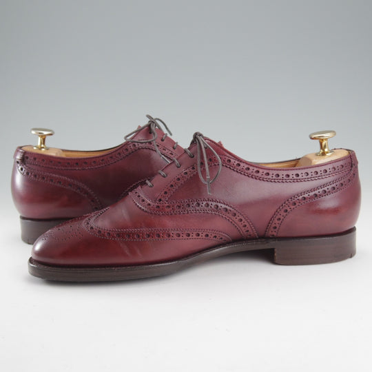 極上★クロケット&ジョーンズ 6D【現行定価14万円以上★純正ツリー付/マスターロイド/ELTON】フルブローグ/赤茶/Crockett&Jones★o258