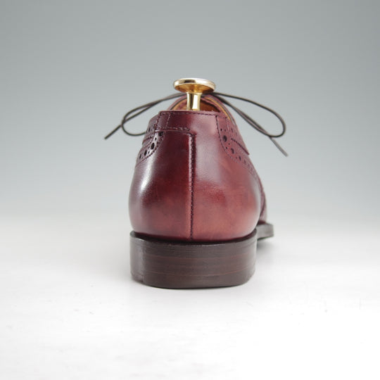 極上★クロケット&ジョーンズ 6D【現行定価14万円以上★純正ツリー付/マスターロイド/ELTON】フルブローグ/赤茶/Crockett&Jones★o258