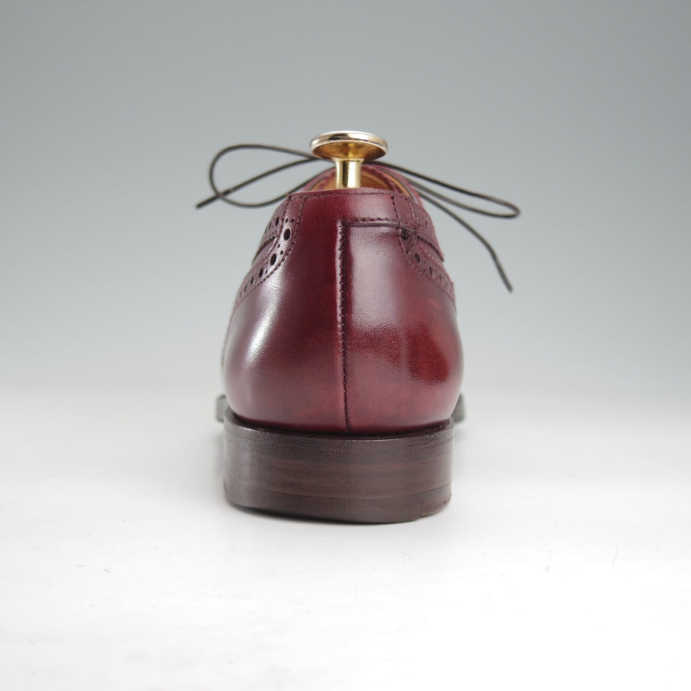 極上★クロケット&ジョーンズ 6D【現行定価14万円以上★純正ツリー付/マスターロイド/ELTON】フルブローグ/赤茶/Crockett&Jones★o258