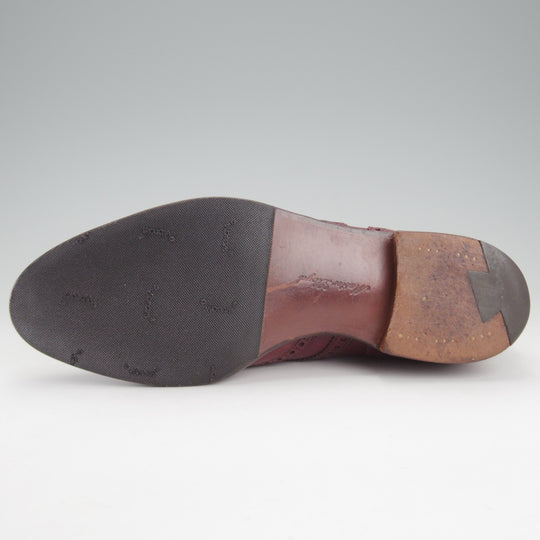 極上★クロケット&ジョーンズ 6D【現行定価14万円以上★純正ツリー付/マスターロイド/ELTON】フルブローグ/赤茶/Crockett&Jones★o258