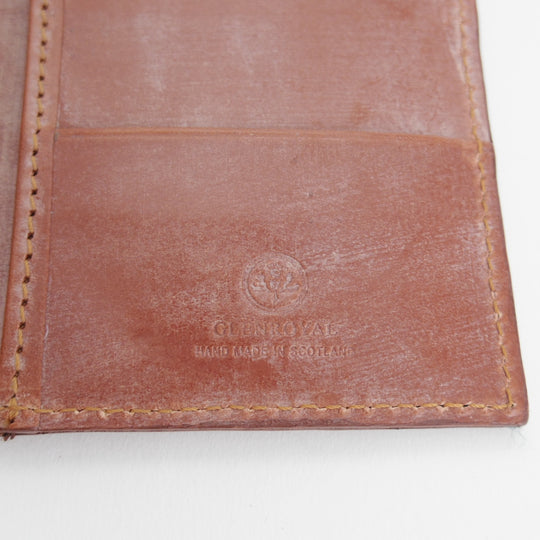 未使用★(英)グレンロイヤル/GLENROYAL【定価￥54,450-★ブライドルレザー仕様/03-5594】長財布/ロングウォレット/茶/本革/メンズ★p451