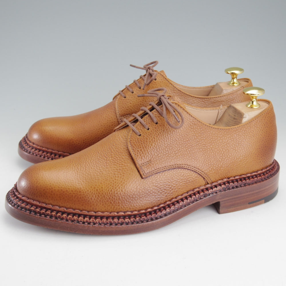 未使用★(英)グレンソン 6.5G【高額★THE TRIPLE WELT/トリプルウェルト】G-ONEライン/プレーントゥ/グレインレザー/薄茶/GRENSON★o260