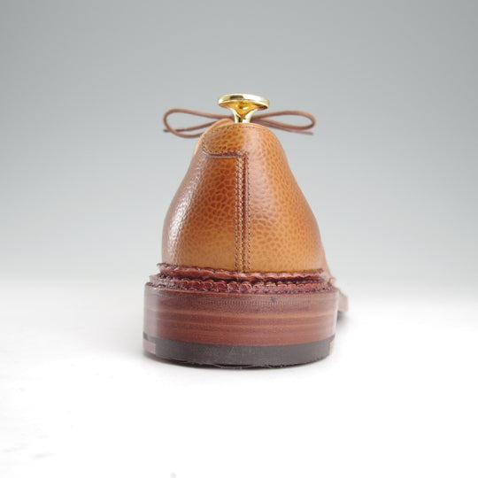 未使用★(英)グレンソン 6.5G【高額★THE TRIPLE WELT/トリプルウェルト】G-ONEライン/プレーントゥ/グレインレザー/薄茶/GRENSON★o260