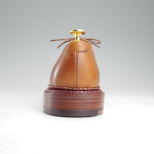 未使用★(英)グレンソン 6.5G【高額★THE TRIPLE WELT/トリプルウェルト】G-ONEライン/プレーントゥ/グレインレザー/薄茶/GRENSON★o260