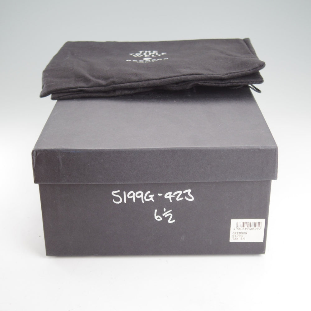 未使用★(英)グレンソン 6.5G【高額★THE TRIPLE WELT/トリプルウェルト】G-ONEライン/プレーントゥ/グレインレザー/薄茶/GRENSON★o260