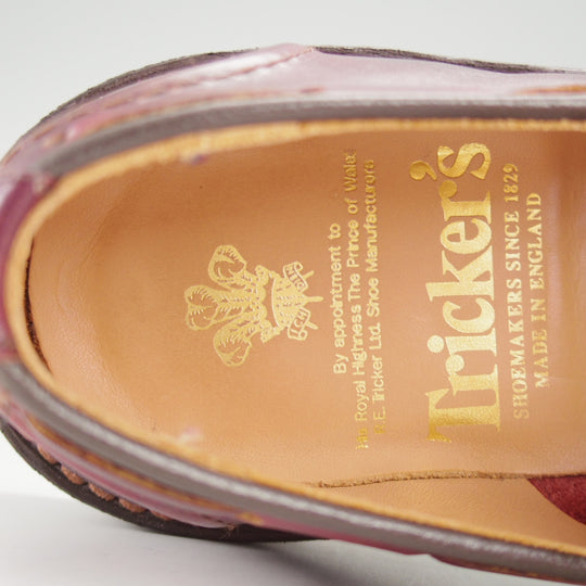 極上★トリッカーズ SIZE 6【現行定価10万円以上★ミュージアムカーフ/ELTON】8011/タッセルローファー/赤茶/メンズ/Tricker's★o261