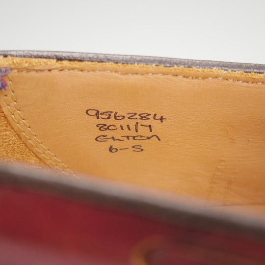 極上★トリッカーズ SIZE 6【現行定価10万円以上★ミュージアムカーフ/ELTON】8011/タッセルローファー/赤茶/メンズ/Tricker's★o261