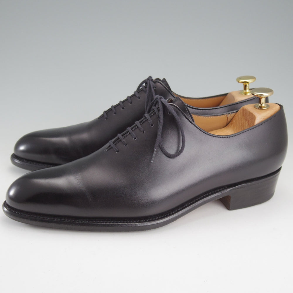 美品★J.M.ウエストン 6.5D【現行定価￥192,500-★純正ツリー付/402/フローラライン】ホールカット/J0ラスト/黒/Weston/ウエストン★o262