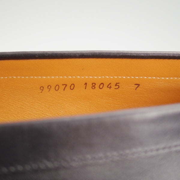極美品★ジャランスリワヤ SIZE 7【定価￥39,600-★コインローファー/99070】18045ラスト/カーフ/黒/メンズ/JALAN SRIWIJAWA★n758