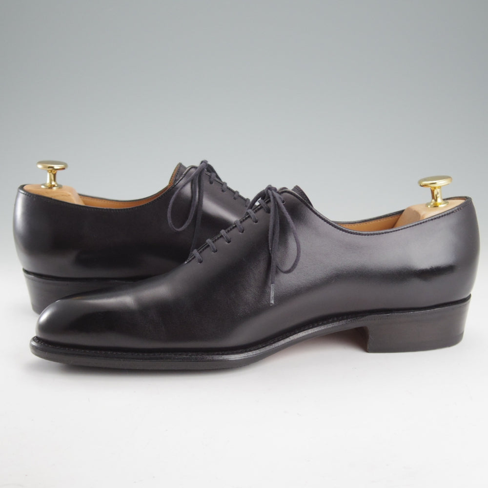 美品★J.M.ウエストン 6.5D【現行定価￥192,500-★純正ツリー付/402/フローラライン】ホールカット/J0ラスト/黒/Weston/ウエストン★o262