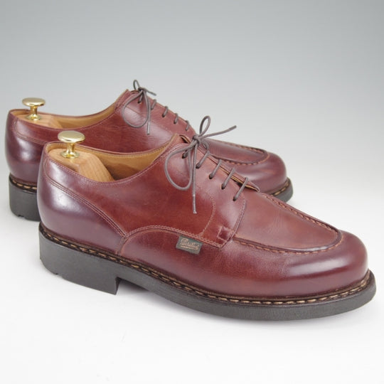 極上★パラブーツ SIZE 7.5【定価￥96,800-★シャンボード/CHAMBORD】MARRON/マロン/リスレザー/TEXソール/Uチップ/茶/Paraboot★n254