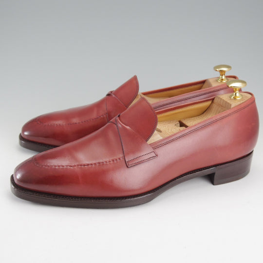 極上★(英)ガジアーノ&ガーリング 7E【定価￥308,000-★ANTIBES/アンティーブス】KN14ラスト/ローファー/赤茶/GAZIANO&GIRLING★o264