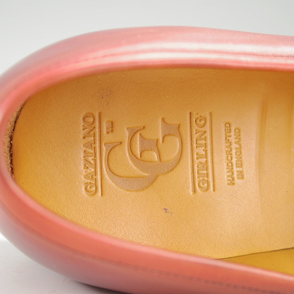 極上★(英)ガジアーノ&ガーリング 7E【定価￥308,000-★ANTIBES/アンティーブス】KN14ラスト/ローファー/赤茶/GAZIANO&GIRLING★o264