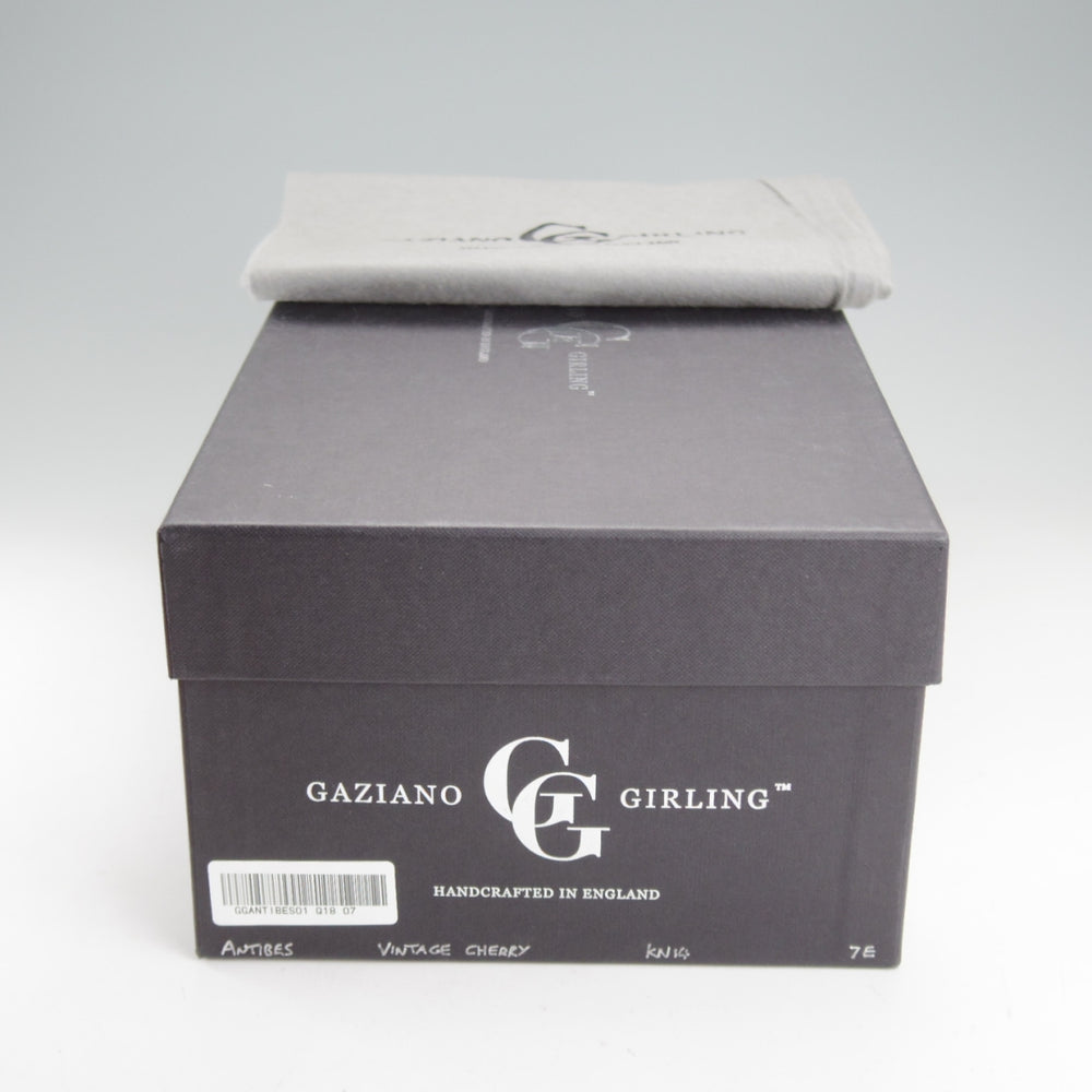 極上★(英)ガジアーノ&ガーリング 7E【定価￥308,000-★ANTIBES/アンティーブス】KN14ラスト/ローファー/赤茶/GAZIANO&GIRLING★o264