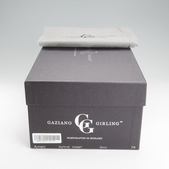 極上★(英)ガジアーノ&ガーリング 7E【定価￥308,000-★ANTIBES/アンティーブス】KN14ラスト/ローファー/赤茶/GAZIANO&GIRLING★o264