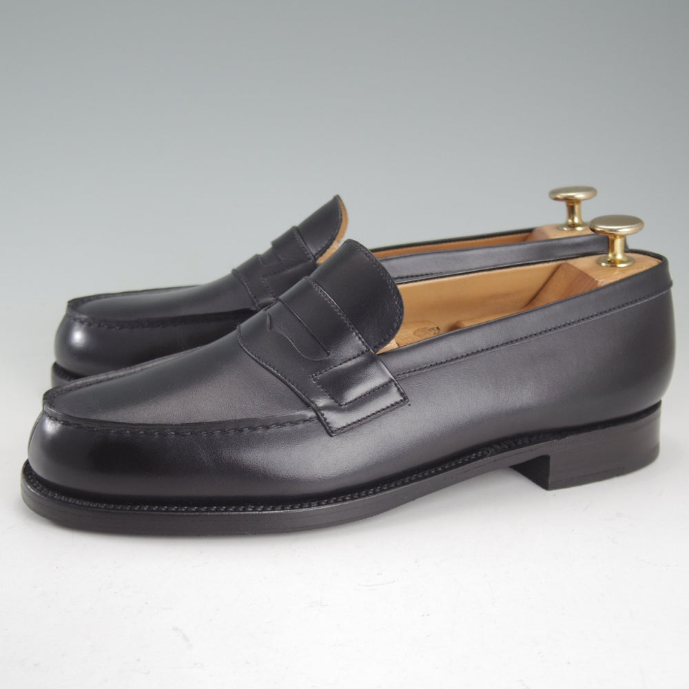 極美品★J.M.ウエストン 5.5C【現行定価￥165,000-★180/コインローファー】41ラスト/ボックスカーフ/黒/Weston/ウェストン★p390