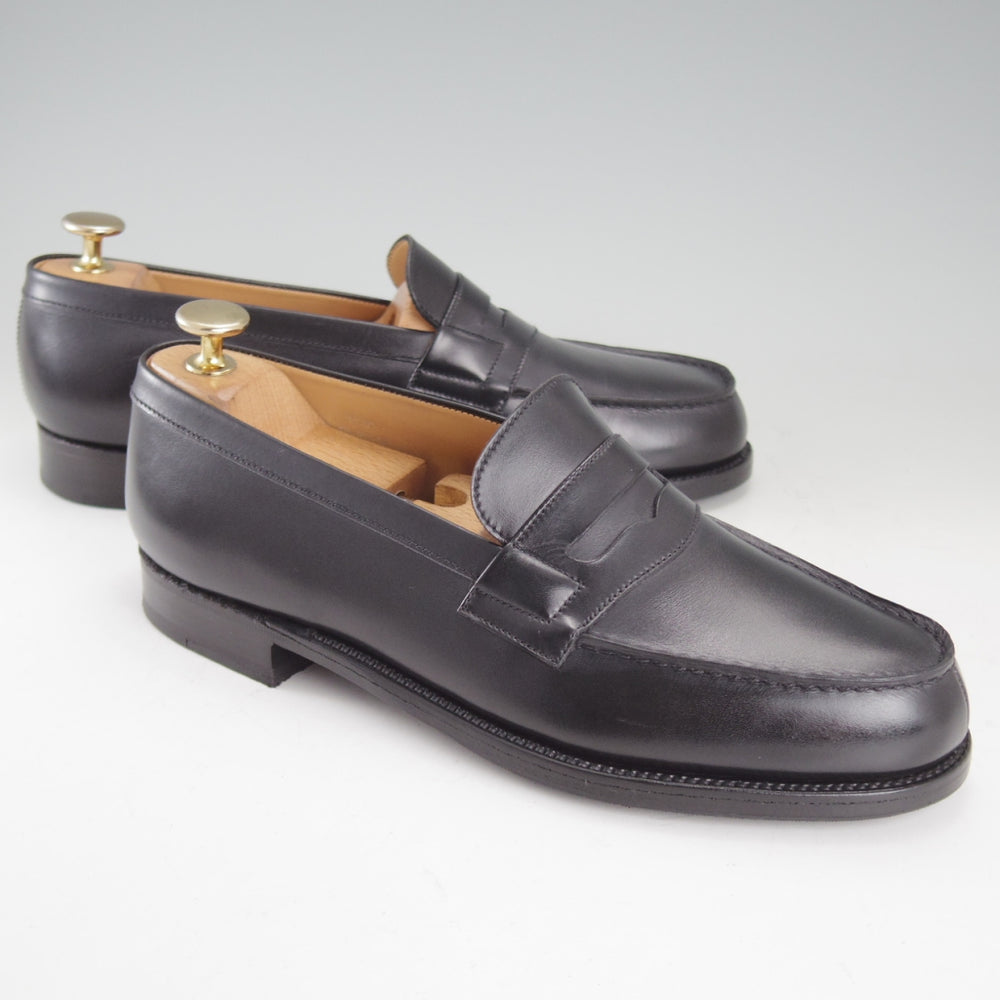極美品★J.M.ウエストン 5.5C【現行定価￥165,000-★180/コインローファー】41ラスト/ボックスカーフ/黒/Weston/ウェストン★p390