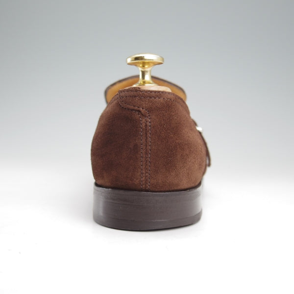 中古)ジョンロブ DELANO スエード ストラップローファー 4098ラスト