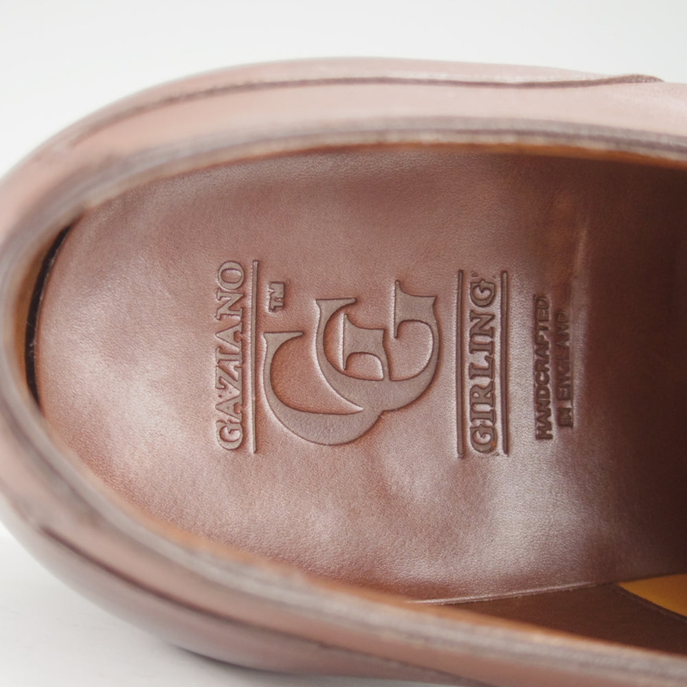 極上★(英)ガジアーノ&ガーリング 6.5E【定価￥253,000-★EG/ドーバー似寄モデル】ISHAM/TG73ラスト/Uチップ/濃茶/GAZIANO&GIRLING★o265