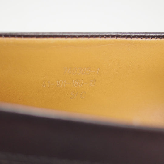 極美品★J.M.ウエストン 5.5C【現行定価￥165,000-★180/コインローファー】41ラスト/ボックスカーフ/黒/Weston/ウェストン★p390
