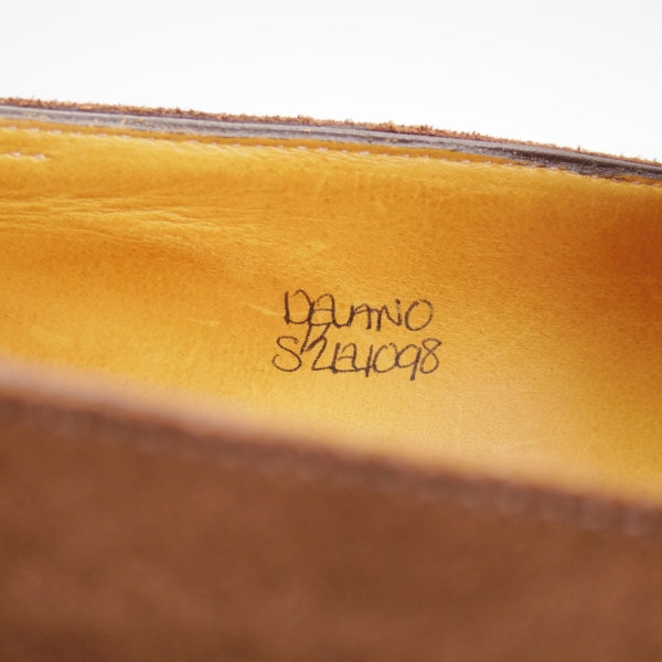 極上★ジョンロブ 5.5E【同系モデル定価￥334,400-★DELANO/ストラップローファー】デラーノ/4098ラスト/スエード/濃茶/JOHN LOBB★n761