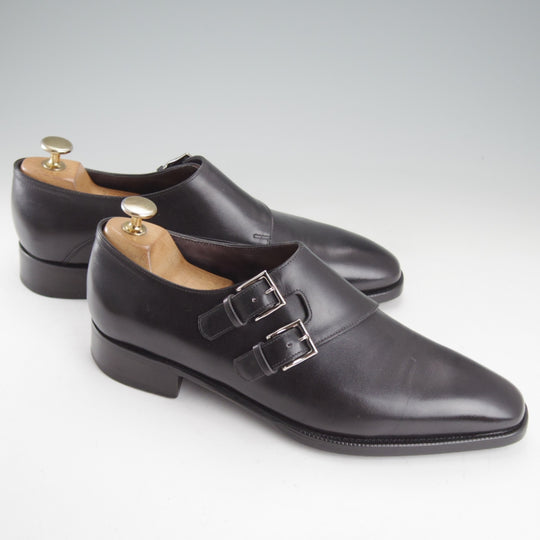 極上★ジョンロブ 6.5E【定価￥344,300-★プレステージライン/CHAPEL/8000ラスト】ダブルモンク/カーフ/黒/メンズ/JOHN LOBB★o268