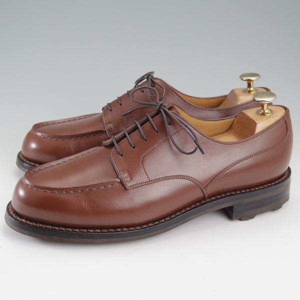 極上★J.M.ウエストン 6.5C【現行定価￥176,000-★ゴルフ/GOLF】641/31ラスト/Uチップ/ボックスカーフ/TAN/茶/Weston/ウェストン★n764
