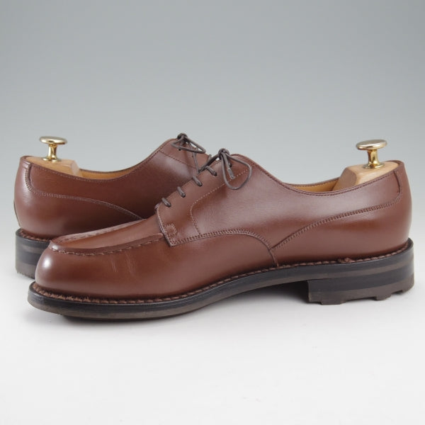 極上★J.M.ウエストン 6.5C【現行定価￥176,000-★ゴルフ/GOLF】641/31ラスト/Uチップ/ボックスカーフ/TAN/茶/Weston/ウェストン★n764