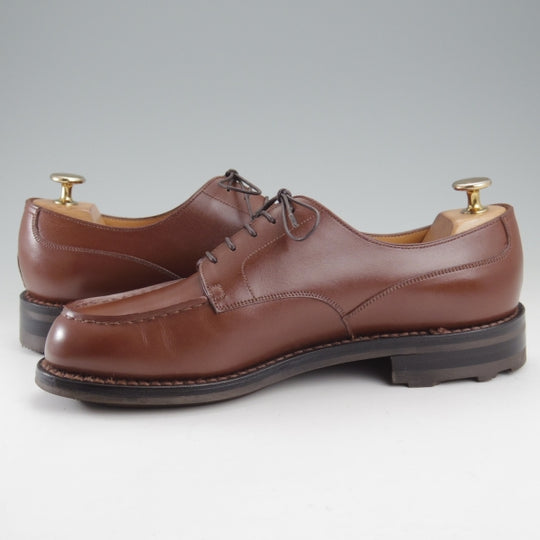 極上★J.M.ウエストン 6.5C【現行定価￥176,000-★ゴルフ/GOLF】641/31ラスト/Uチップ/ボックスカーフ/TAN/茶/Weston/ウェストン★n764