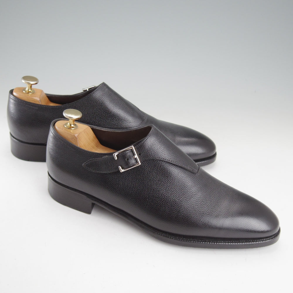 極上★ジョンロブ 6.5E【定価￥291,600-★ワンピース仕様のサイドモンク/COAST】プレステージライン/7000ラスト/黒/JOHN LOBB★o269