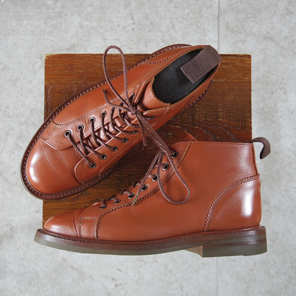 極上★トリッカーズ SIZE 6【定価￥143,000-★モンキーブーツ/Ethan】C Shade/シーシェイド/M6077/カーフ/茶/メンズ/Tricker's★p395