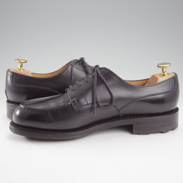 美品★J.M.ウエストン 6C【現行定価￥176,000-★ゴルフ/GOLF】641/31ラスト/Uチップ/ボックスカーフ/黒/Weston/ウェストン★n765