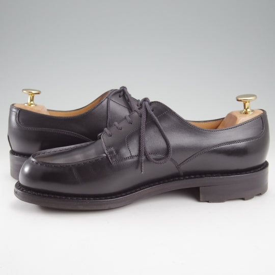 美品★J.M.ウエストン 6C【現行定価￥176,000-★ゴルフ/GOLF】641/31ラスト/Uチップ/ボックスカーフ/黒/Weston/ウェストン★n765