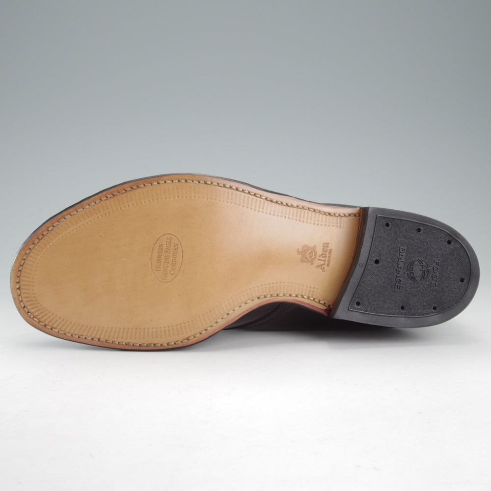 未使用★オールデン 8D【定価￥218,900-★コードバン仕様/モディファイドラスト】1878/モンクストラップ/#8/バーガンディー/ALDEN★o270