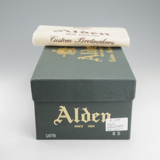 未使用★オールデン 8D【定価￥218,900-★コードバン仕様/モディファイドラスト】1878/モンクストラップ/#8/バーガンディー/ALDEN★o270