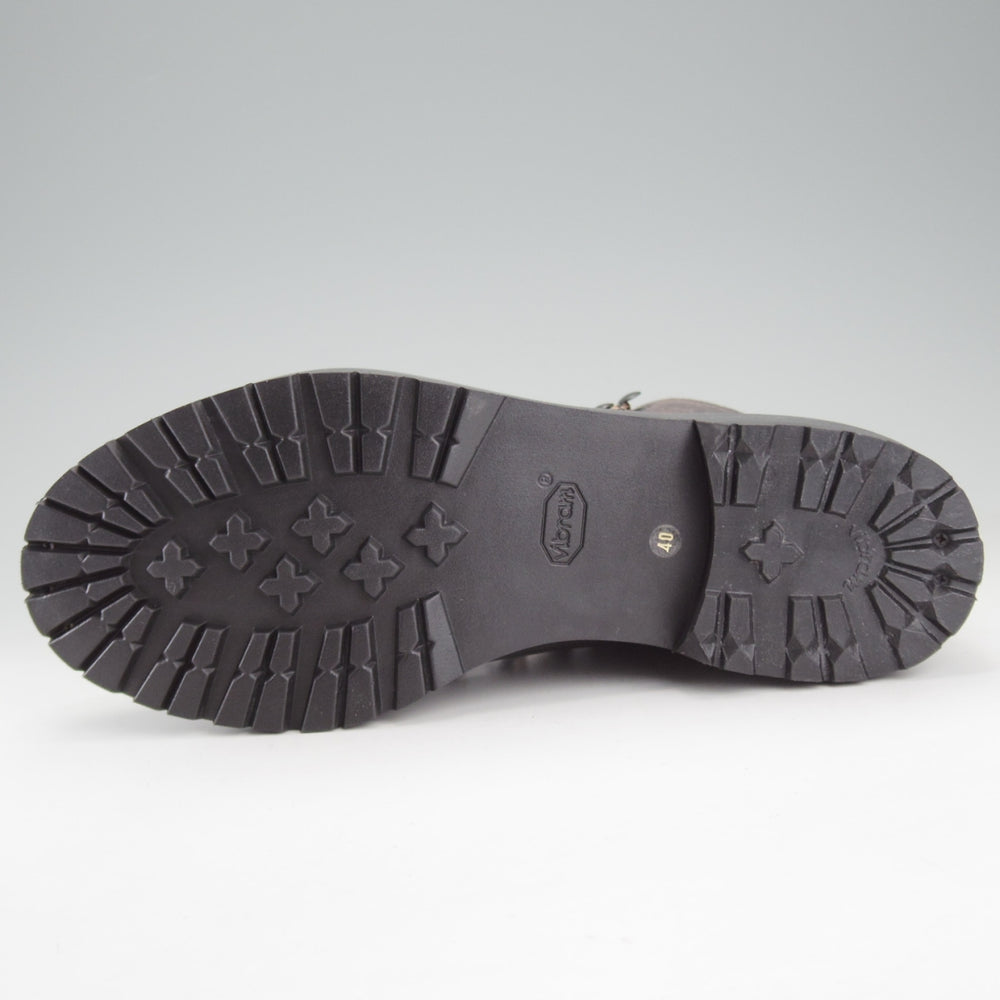 未使用★(伊)F.LLIジャコメッティ SIZE 40【貴重★CULATTA ROVESCIO(つま先コードバン)仕様/マルモラーダ】ブーツ/黒/Giacometti★o271