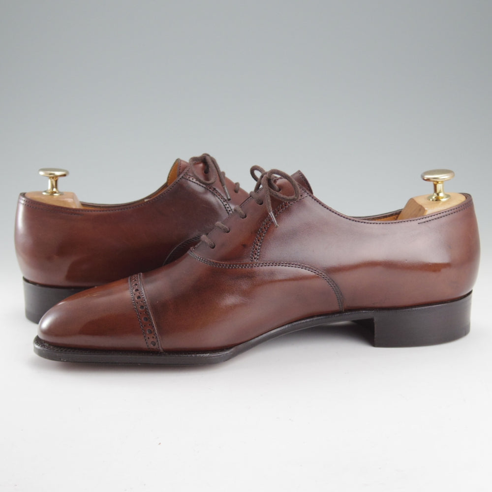 未使用★ジョンロブ 8.5E【デッドストック品★8695ラスト仕様のPHILIP/フィリップ】プレステージライン/カーフ/茶/JOHN LOBB★o272