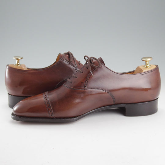 未使用★ジョンロブ 8.5E【デッドストック品★8695ラスト仕様のPHILIP/フィリップ】プレステージライン/カーフ/茶/JOHN LOBB★o272