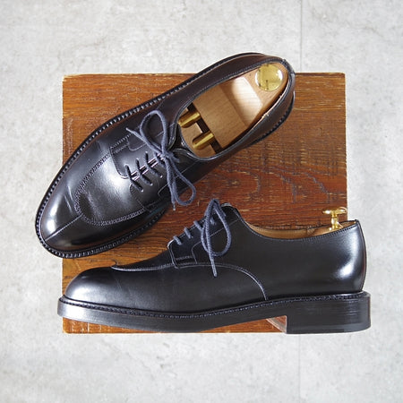 極美品★J.M.ウエストン 5D【現行定価￥176,000-★ハーフハント/598】Uチップ/25ラスト/ボックスカーフ/黒/Weston/ウェストン★n770