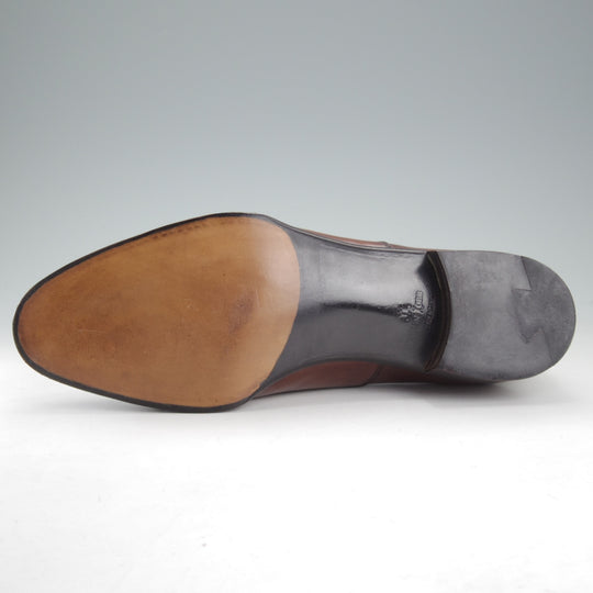 未使用★ジョンロブ 8.5E【デッドストック品★8695ラスト仕様のPHILIP/フィリップ】プレステージライン/カーフ/茶/JOHN LOBB★o272