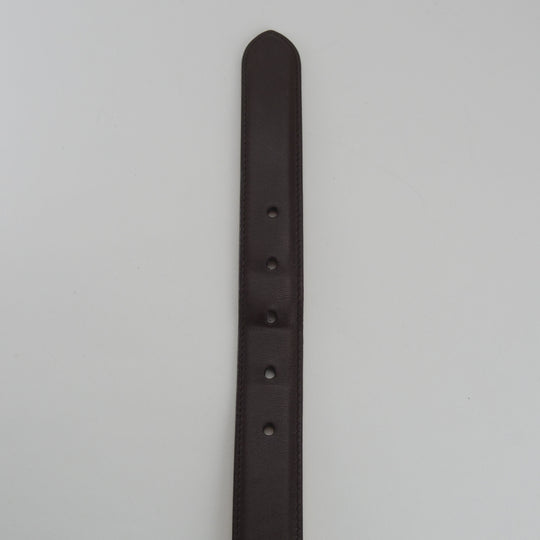 極美品★ジョンロブ 85㎝程度【現行定価10万円以上★ベルト/レザー/濃茶】メンズ/革/JOHN LOBB★o808