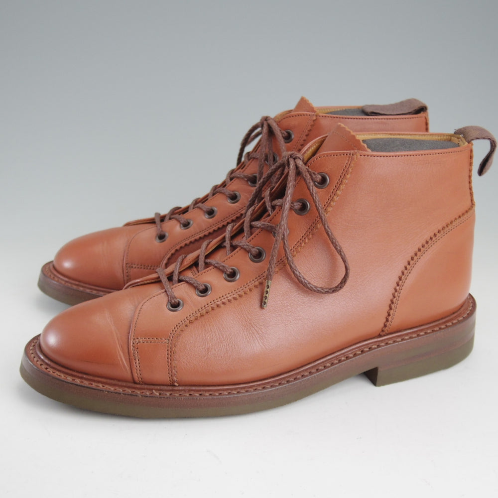 極上★トリッカーズ SIZE 6【定価￥143,000-★モンキーブーツ/Ethan】C Shade/シーシェイド/M6077/カーフ/茶/メンズ/Tricker's★p395