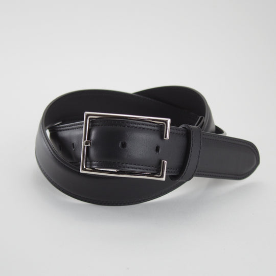極美品★ジョンロブ 85cm【現行定価10万円以上★ベルト/レザー/黒】メンズ/革/JOHN LOBB★o809