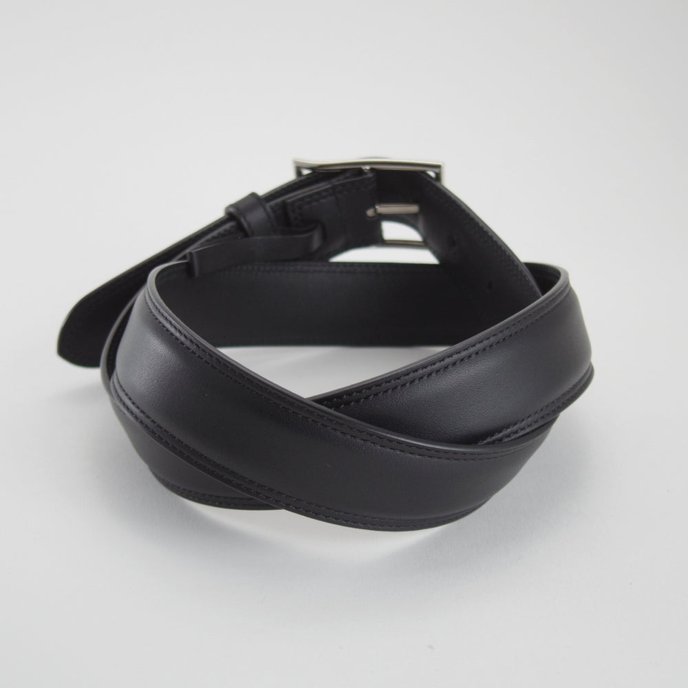 極美品★ジョンロブ 85cm【現行定価10万円以上★ベルト/レザー/黒】メンズ/革/JOHN LOBB★o809