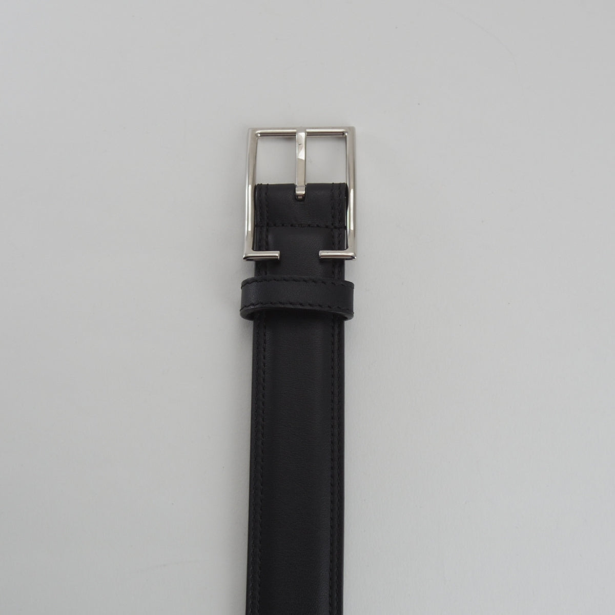 【美品】ジョンロブ　ベルト　カーフレザー　黒色　ブラック　85サイズ　メンズ ジョンロブ 85 ベルト 黒 中古 o809 | 高級中古革靴の買取販売店舗