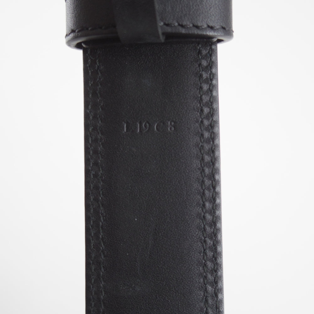 極美品★ジョンロブ 85cm【現行定価10万円以上★ベルト/レザー/黒】メンズ/革/JOHN LOBB★o809